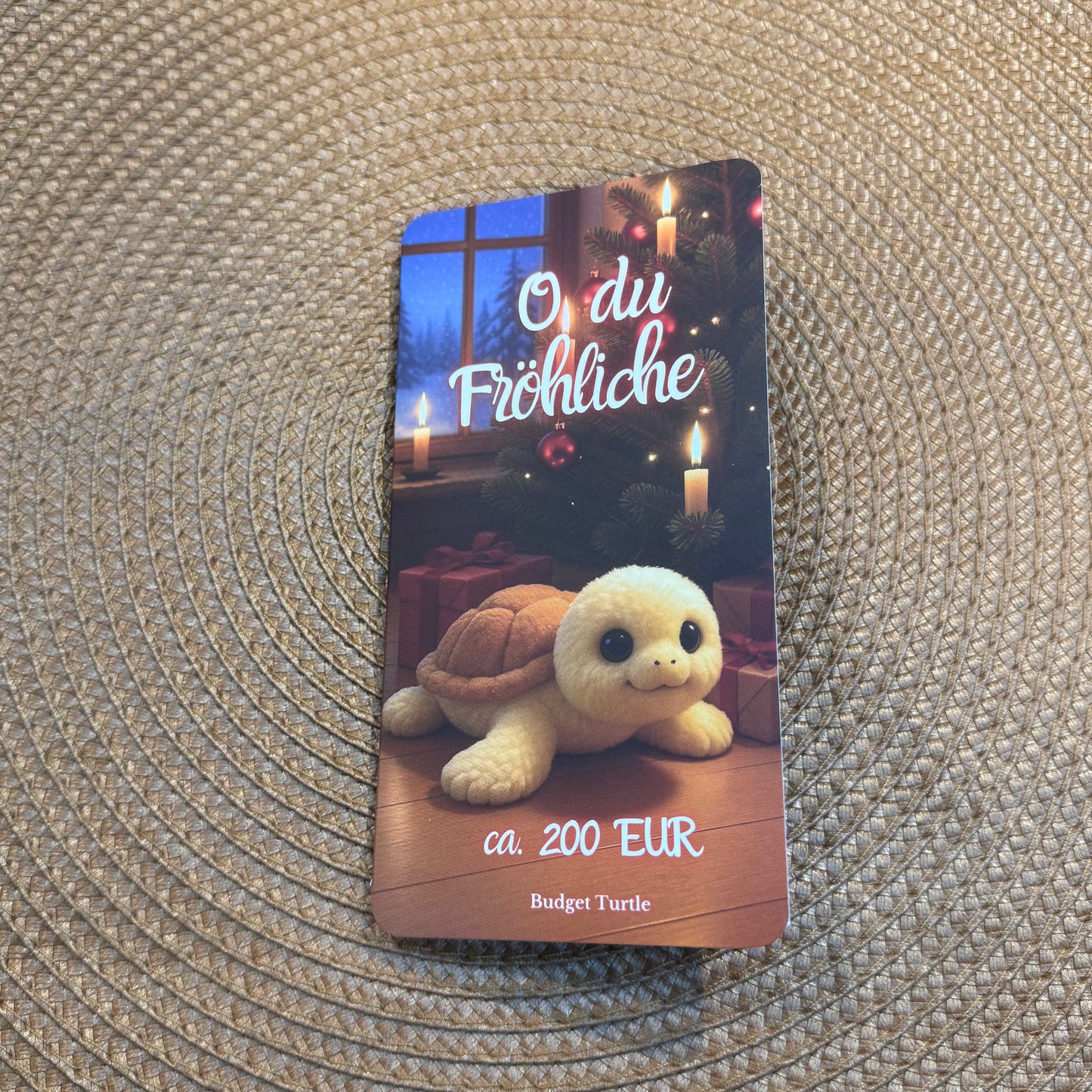 O du Fröhliche // Klappkarte // Sparchallenge  mit Würfel // Challenge mit Tracker