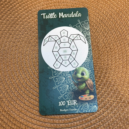 Turtle Mandala // Budgetplanung // Sparchallenge // Challenge mit Tracker