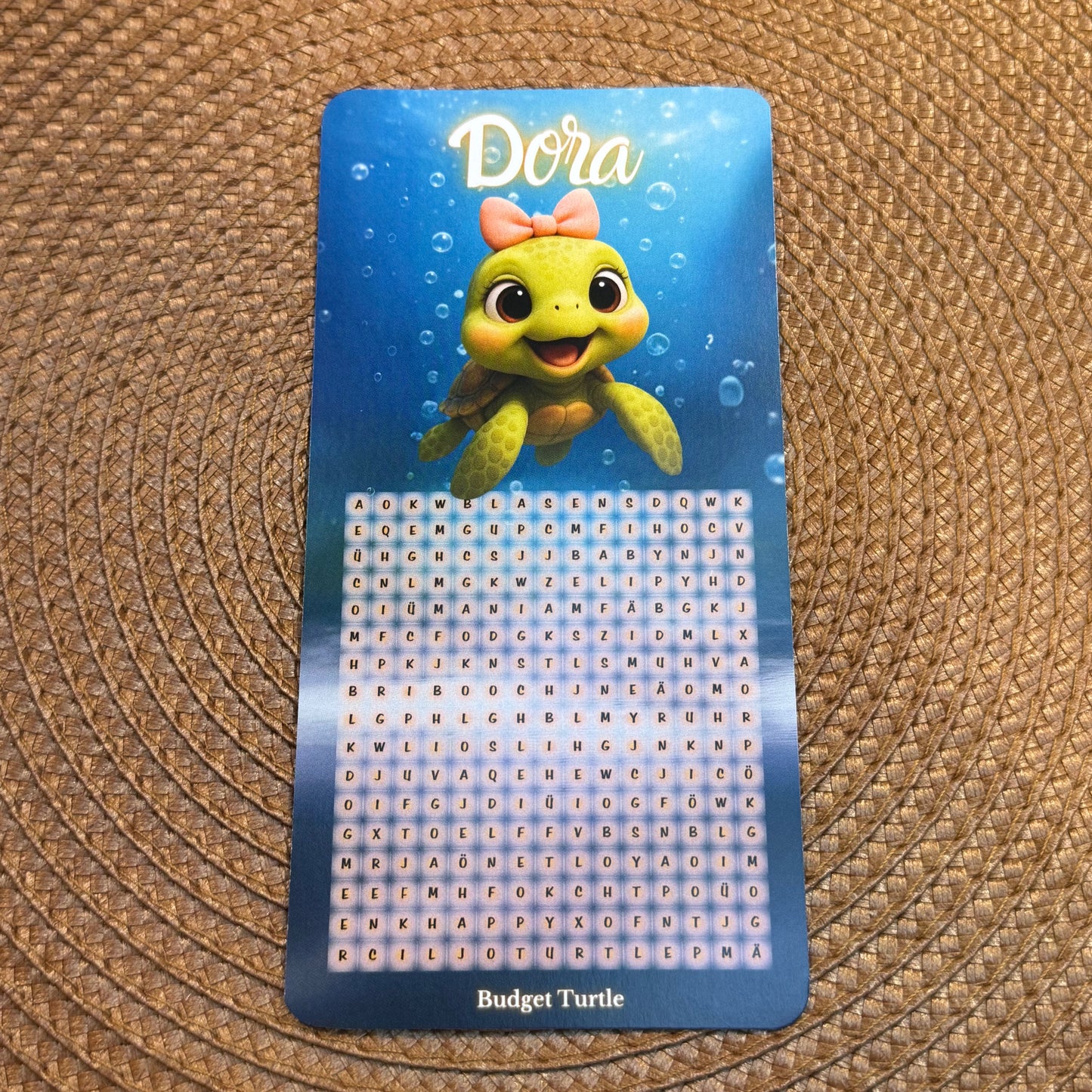 Wortsuche-Challenge Dora // Turtle Challenge // Budgetplanung // Sparchallenge// Challenge mit Tracker