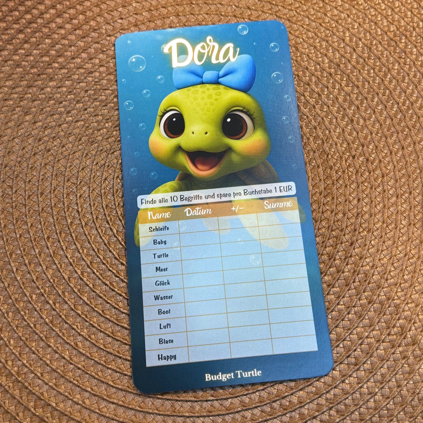 Wortsuche-Challenge Dora // Turtle Challenge // Budgetplanung // Sparchallenge// Challenge mit Tracker