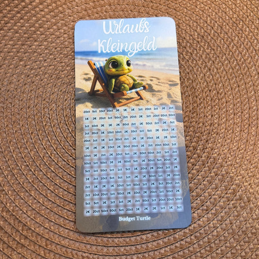 Urlaubs Kleingeld // Budgetplanung // Sparchallenge // Challenge mit Tracker