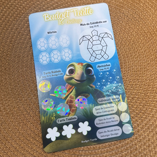 A5 Challenge // Sparchallenge  mit Würfel und Losen // Challenge mit Tracker