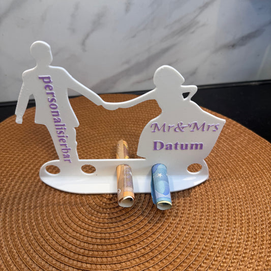 Geldgeschenk Hochzeit // 3D gedruckt