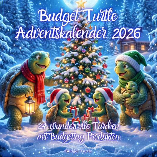 NEU Budget Turtle Adventskalender 2026