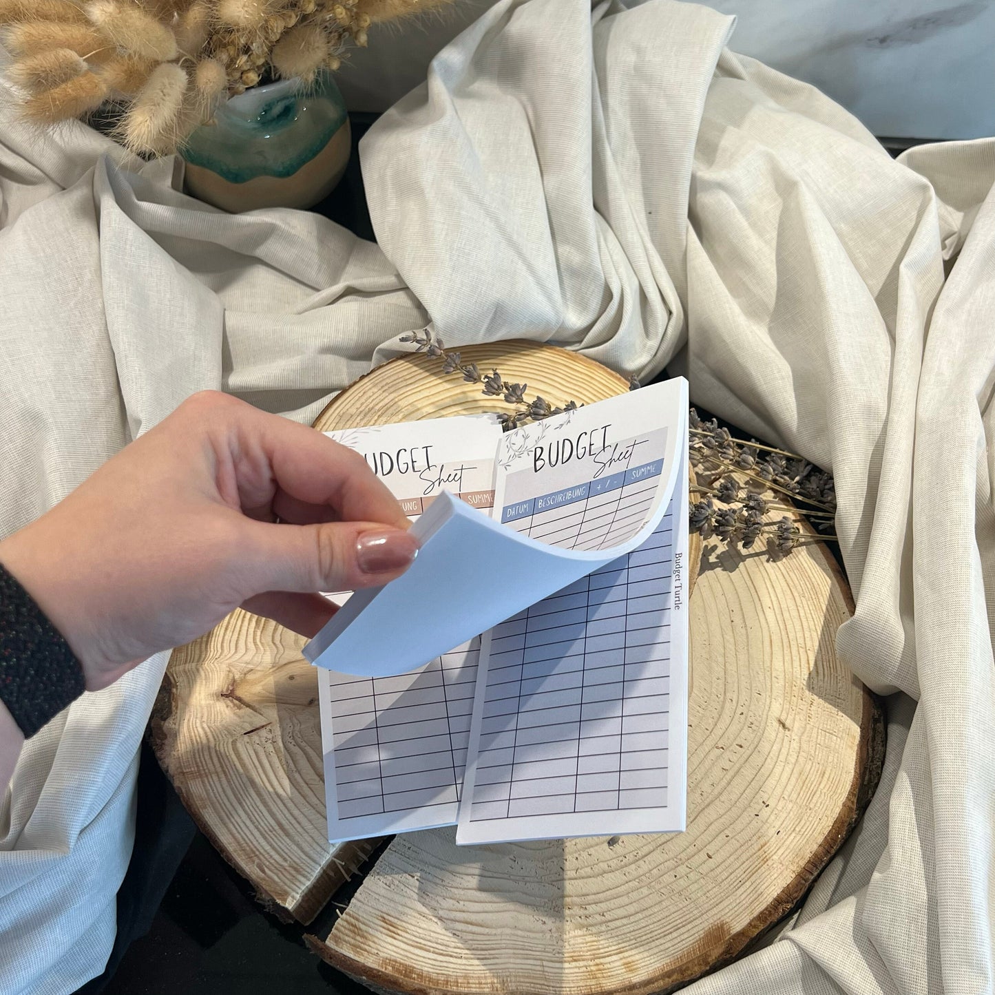 Block mit 25 Budget Sheets // Budgetplanung // Tracker // Budget Übersicht